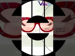 AS104 lunettes de soleil à l'acétate de forme carrée pour femmes 100% protection UV