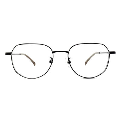 Bon prix TF3336 Optique ronde Titane lunettes cadre de vide sur mesure en ligne