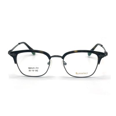 Bon prix BD014 Cadres métalliques d'acétate carré disponibles en longueur de temple de 145 mm en ligne