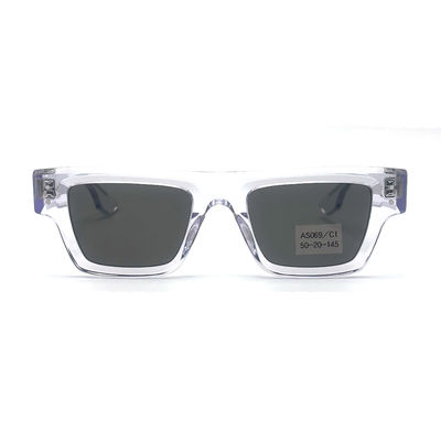 Bon prix AS069 lunettes de soleil à cadre en acétate avec protection UV à 100% et longueur de temple 145 mm disponibles en ligne