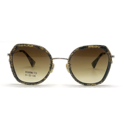 Bon prix BS002M lunettes en acétate métallique à forme polygonale en ligne