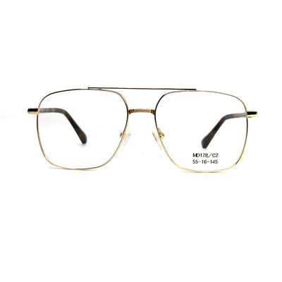 Bon prix Cadres optiques métalliques ronds personnalisés pour vos lunettes à la perfection Facory MD178 en ligne
