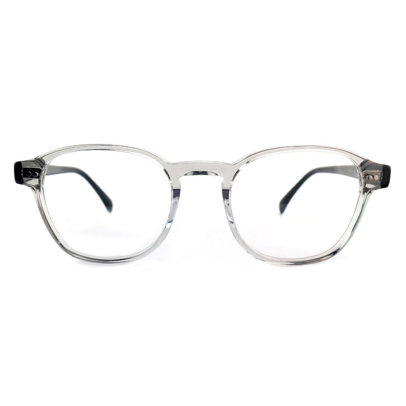 FP2616 Cadre optique en acétate à la mode Unisexe Full Rim Ronde Couleur personnalisée
