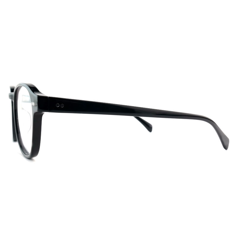 FP2616 Cadre optique en acétate à la mode Unisexe Full Rim Ronde Couleur personnalisée