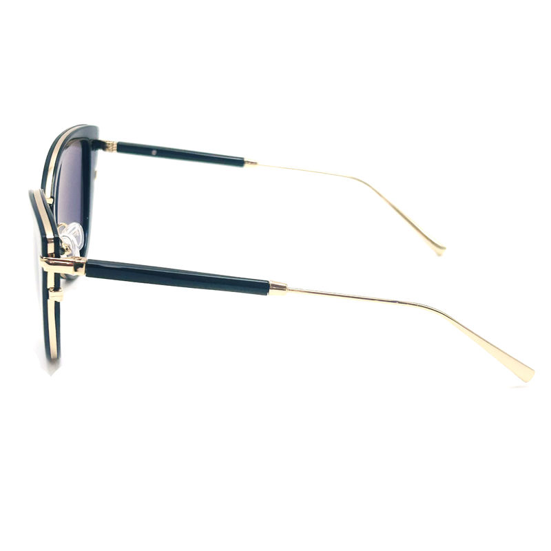 L'acétate de métal de qualité supérieure lunettes de soleil mode lunettes de soleil papillon modèle BS022,OEM & ODM
