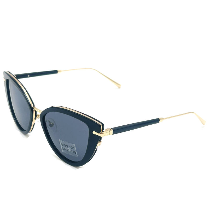 L'acétate de métal de qualité supérieure lunettes de soleil mode lunettes de soleil papillon modèle BS022,OEM & ODM