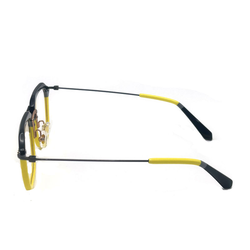 BD124 Cadre personnalisé Couleur Acétate Cadres métalliques de 142 mm de longueur de temple