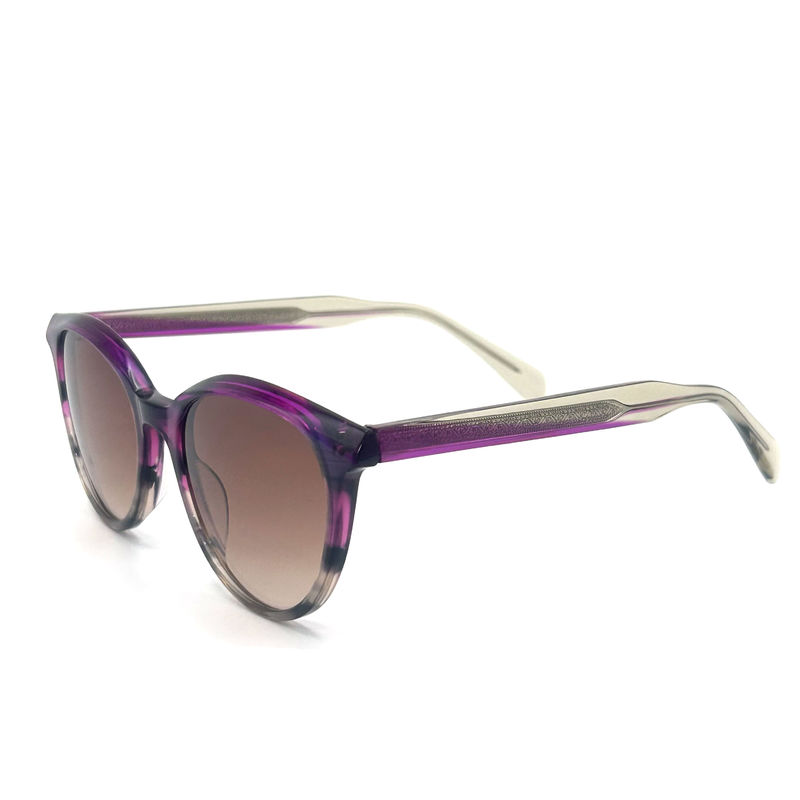 AS065 Lunettes de soleil à cadre en acétate avec matériau de lentille CR 39 pour une protection UV à la mode