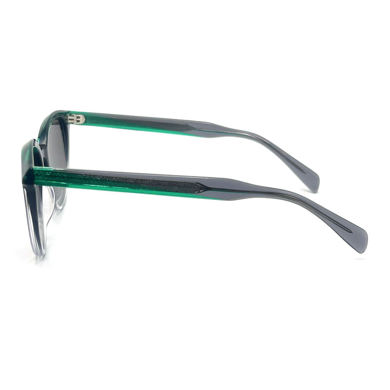AS065 Lunettes de soleil à cadre en acétate avec matériau de lentille CR 39 pour une protection UV à la mode