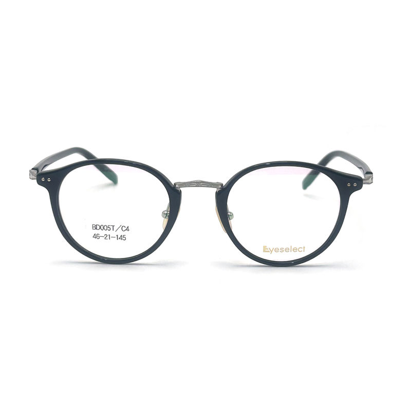 BD018T Cadres métalliques personnalisés en acétate de style vintage avec des couleurs personnalisables