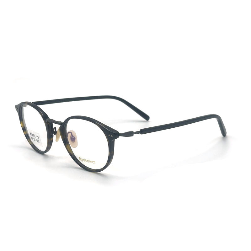 BD004T Cadres métalliques en acétate de style vintage pour hommes - lunettes à la mode