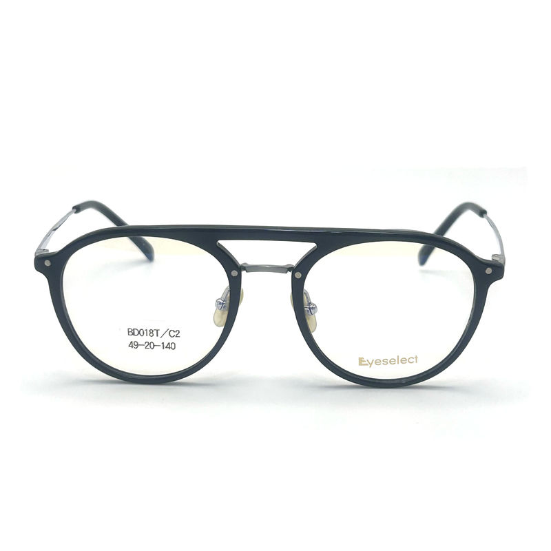 BD018T Cadres métalliques personnalisés en acétate de style vintage avec des couleurs personnalisables