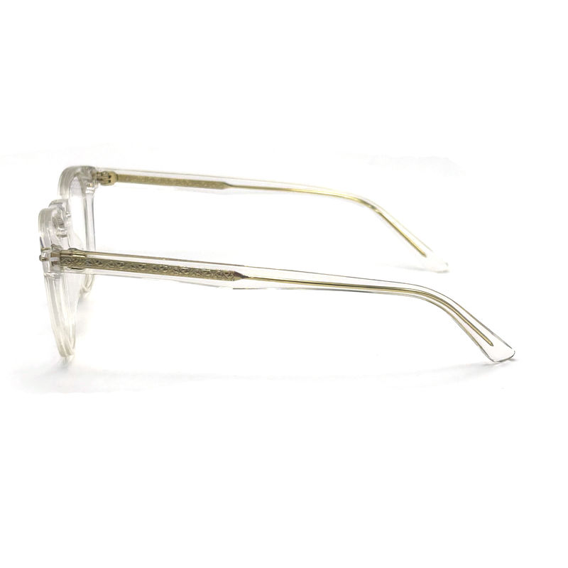 AD015 Cadre optique en acétate rond avec des caractéristiques personnalisées pour les looks avant-gardistes