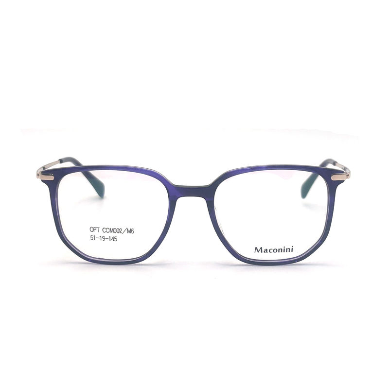 OPT COM002 Heng Yang Optical présente un cadre optique en acétate conçu pour l'usure sur ordonnance
