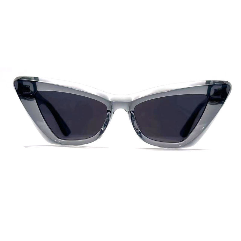 Acétate feuille papillon forme des yeux Acétate cadre lunettes de soleil-modèle AS076, sur mesure / OEM Fabrique de lunettes de soleil