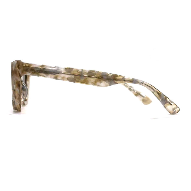 Acétate feuille papillon forme des yeux Acétate cadre lunettes de soleil-modèle AS076, sur mesure / OEM Fabrique de lunettes de soleil
