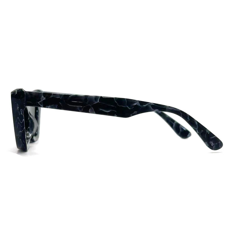 Acétate feuille papillon forme des yeux Acétate cadre lunettes de soleil-modèle AS076, sur mesure / OEM Fabrique de lunettes de soleil