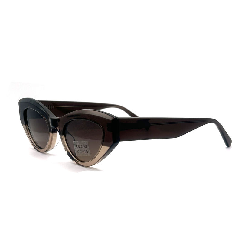 AS073 Lunettes de soleil à cadre en acétate pour femmes avec matériau de lentille CR 39 et style élégant