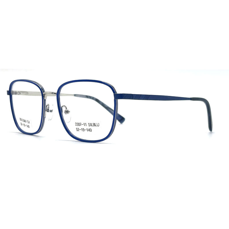 BD135M Cadres métalliques en acétate unisexe avec couleur de cadre personnalisée Genre et couleur de cadre