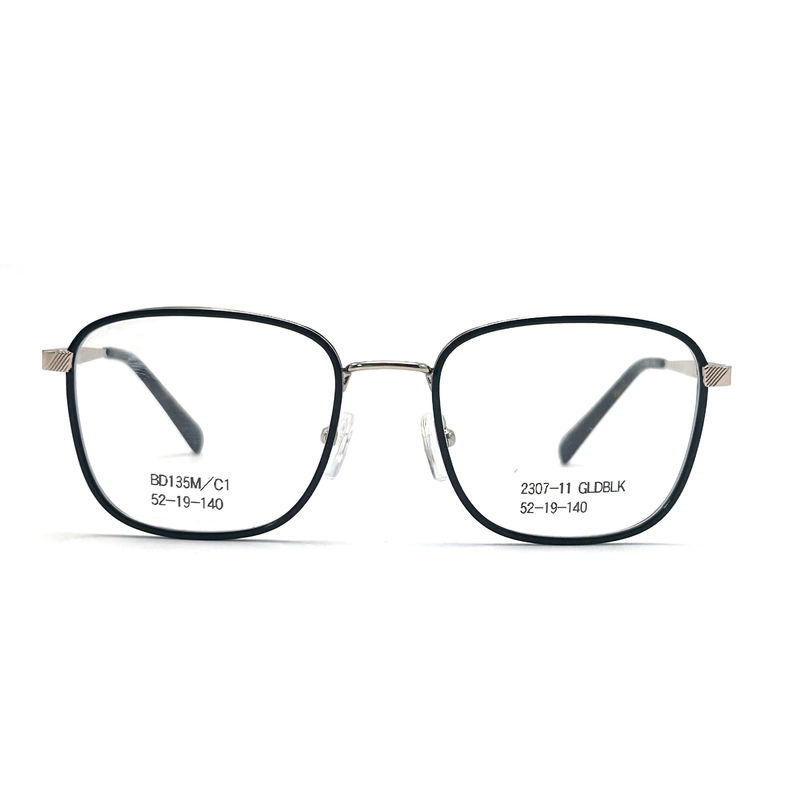BD135M Cadres métalliques en acétate unisexe avec couleur de cadre personnalisée Genre et couleur de cadre