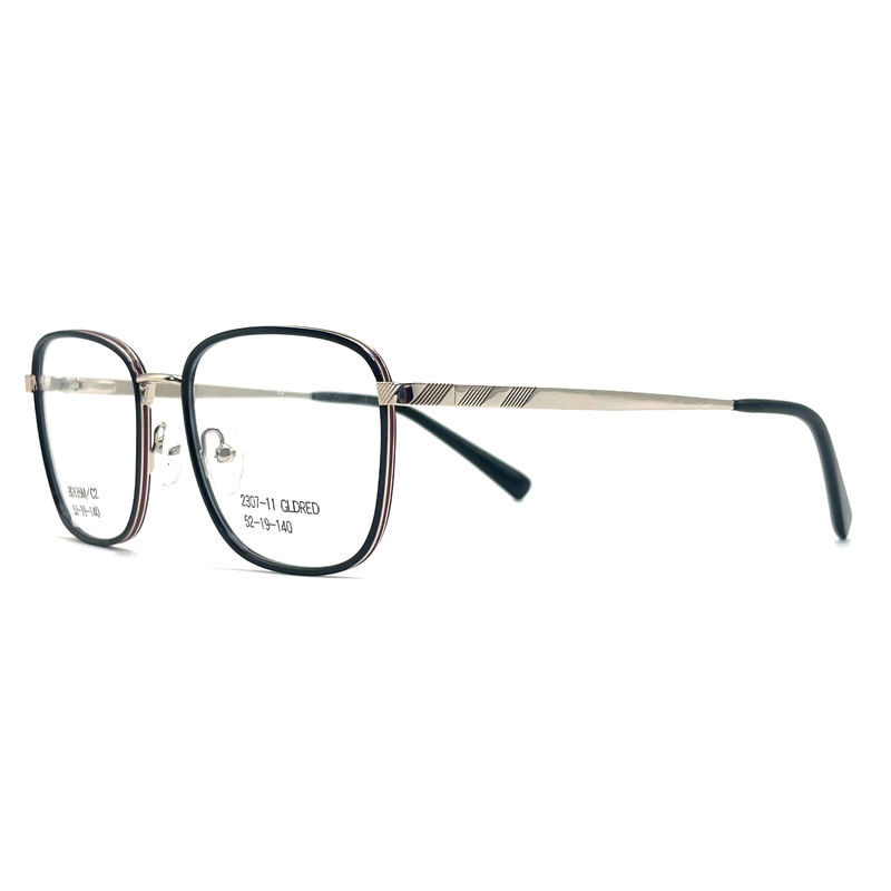BD135M Cadres métalliques en acétate unisexe avec couleur de cadre personnalisée Genre et couleur de cadre