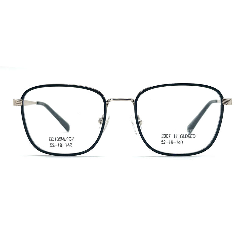BD135M Cadres métalliques en acétate unisexe avec couleur de cadre personnalisée Genre et couleur de cadre