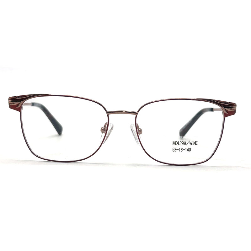MD139M Cadres optiques métalliques pour femmes en taille 53-16-140 pour un look à la mode