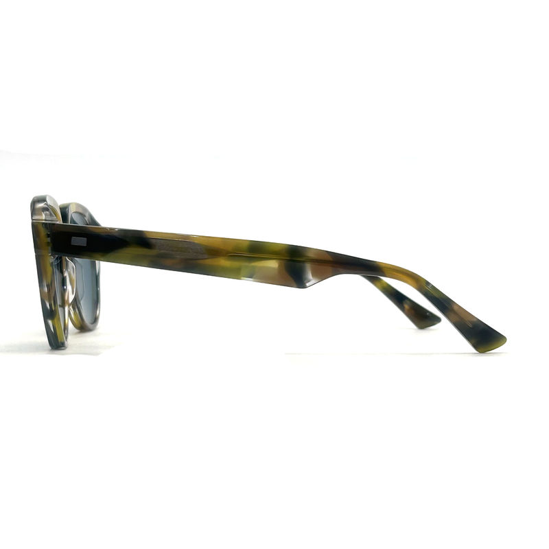 AS081 CR 39 Matériau de lentille Acétate cadre lunettes de soleil pour pilotes et forme des yeux