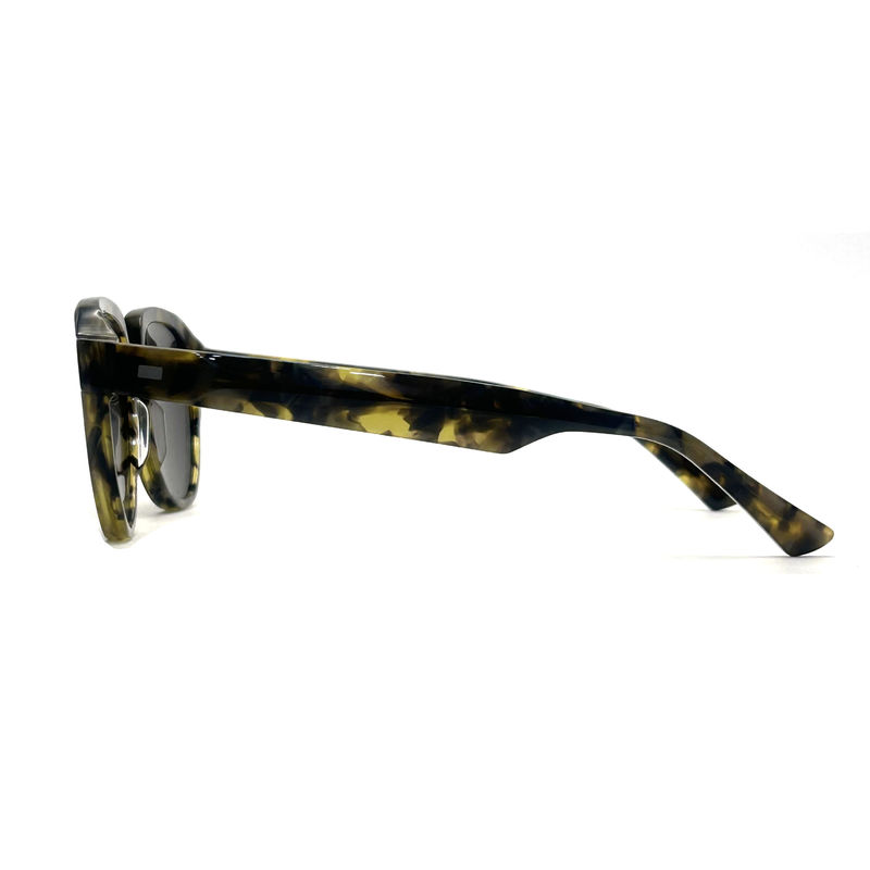 AS081 CR 39 Matériau de lentille Acétate cadre lunettes de soleil pour pilotes et forme des yeux