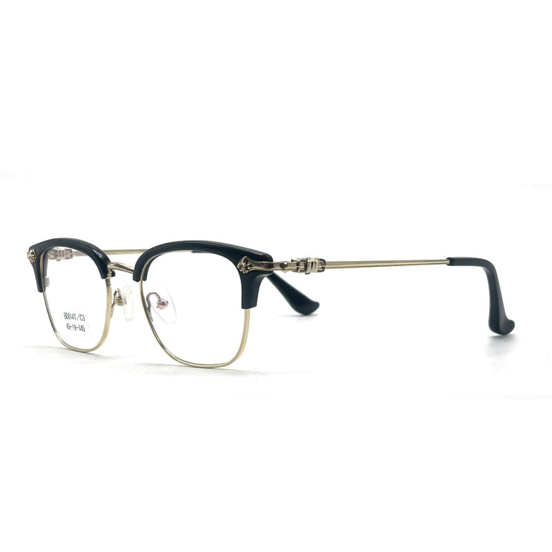 BD014T lunettes de lecture optique ronde de style vintage Anti lumière bleue pour femme