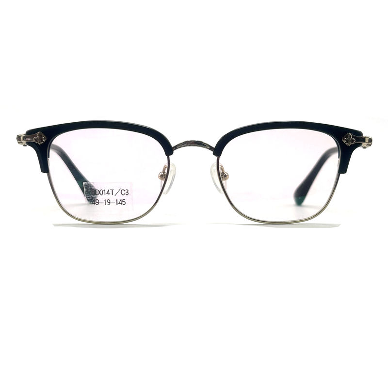 BD014T lunettes de lecture optique ronde de style vintage Anti lumière bleue pour femme