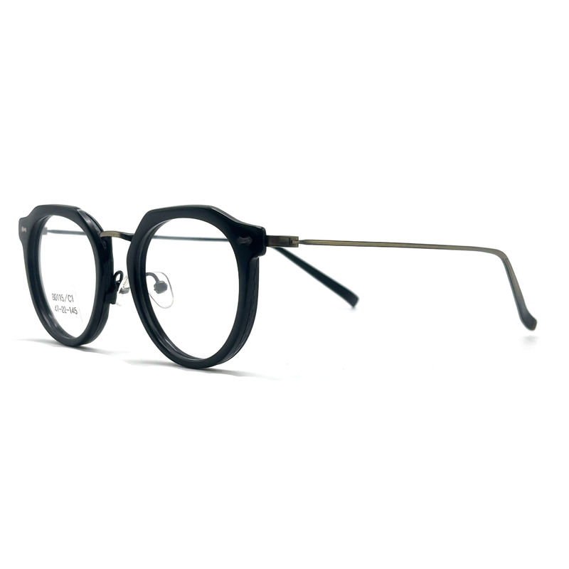 BD115 Couleur personnalisée Cadres métalliques d'acétate carrés - Design carré Couleurs vibrantes