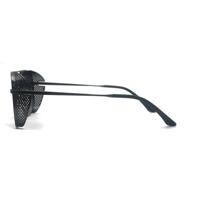 MS083 Cadres optiques métalliques pour hommes avec longueur de temple de 145 mm en acier inoxydable