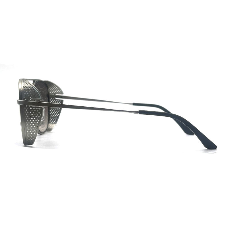 MS083 Cadres optiques métalliques pour hommes avec longueur de temple de 145 mm en acier inoxydable