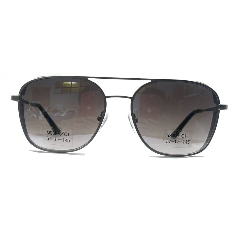 MS083 Cadres optiques métalliques pour hommes avec longueur de temple de 145 mm en acier inoxydable