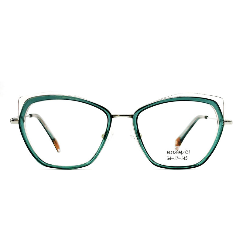 BD136M Verres carrés vintage personnalisés Cadres en acétate pour femmes