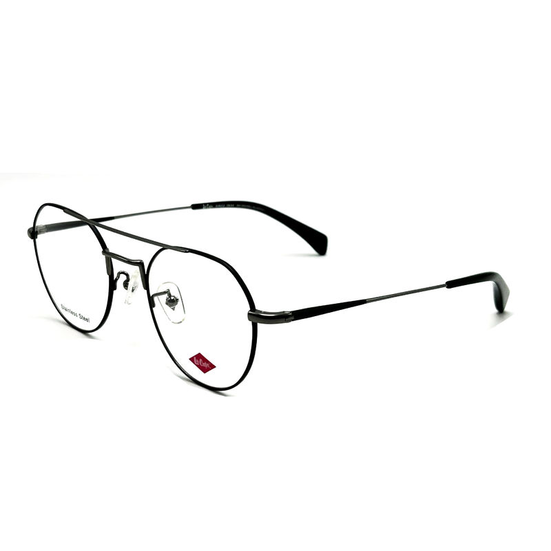 FM3221 Cadres optiques ronds en acier inoxydable unisexe avec taille de cadre 50-20-142