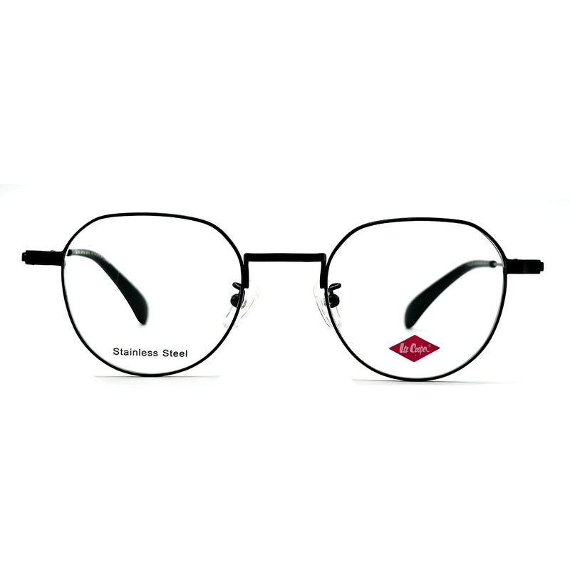 FM3222 Unisexe carré en acier inoxydable cadre métallique optique Taille 46-21-142