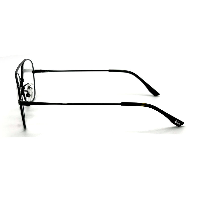 FM7112 Cadre métallique optique unisexe carré en acier inoxydable Taille 53-20-145