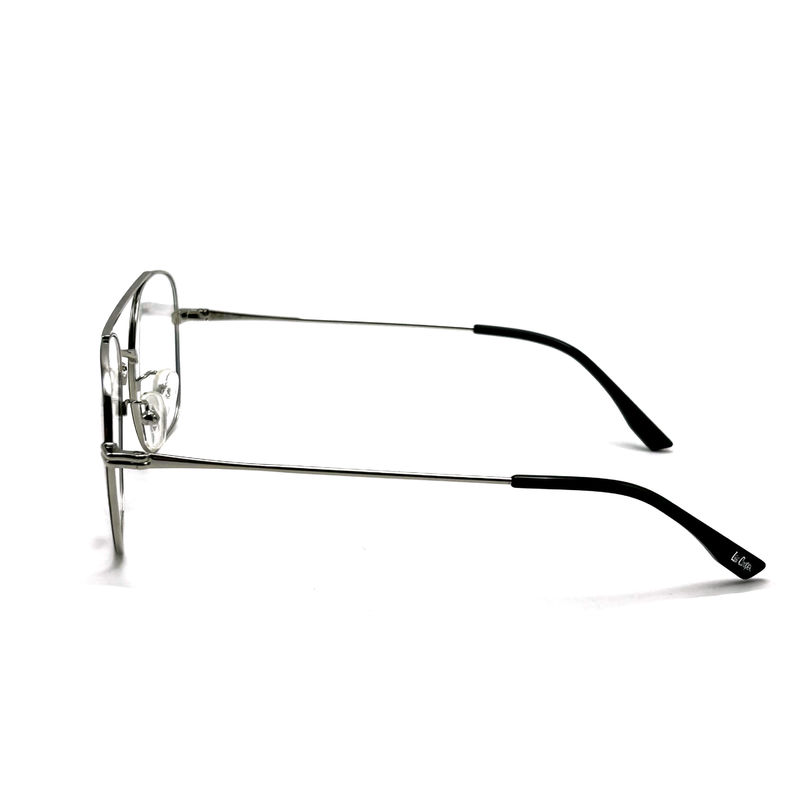 FM7112 Cadre métallique optique unisexe carré en acier inoxydable Taille 53-20-145