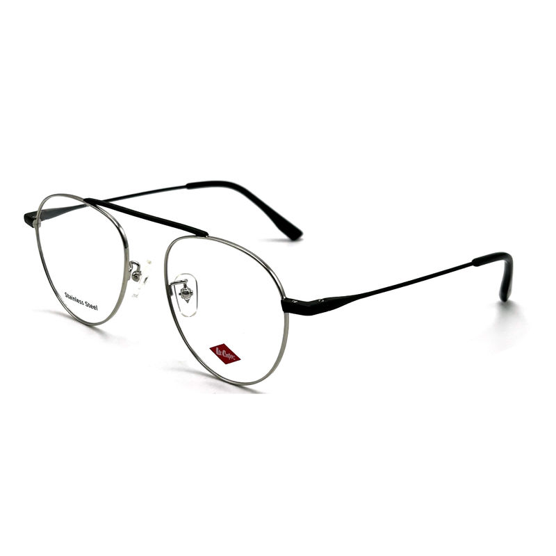 FM7115 Femmes Cadres métalliques optiques en acier inoxydable avec forme de cadre rond 50-19-142