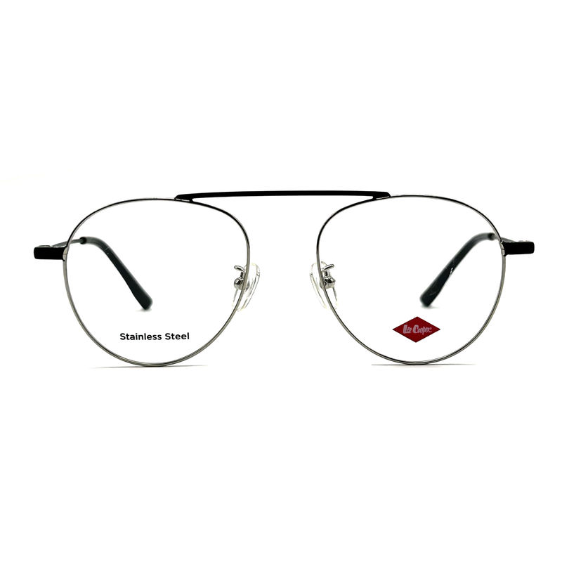 FM7115 Femmes Cadres métalliques optiques en acier inoxydable avec forme de cadre rond 50-19-142