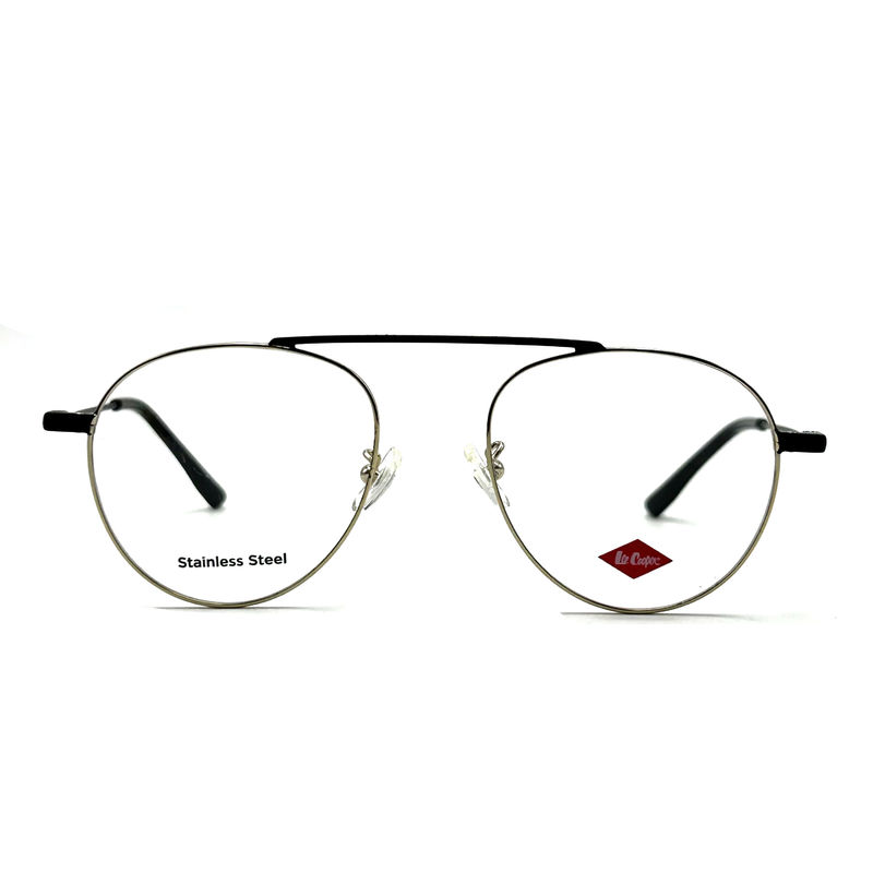 FM7115 Femmes Cadres métalliques optiques en acier inoxydable avec forme de cadre rond 50-19-142