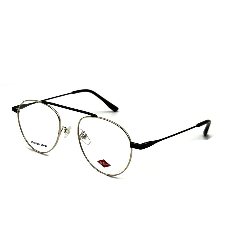 FM7115 Femmes Cadres métalliques optiques en acier inoxydable avec forme de cadre rond 50-19-142