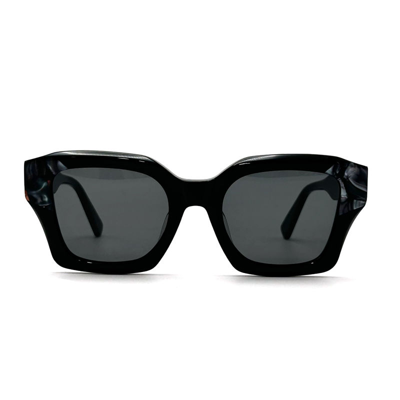 AS097 lunettes de soleil à cadre en acétate avec lentilles CR 39 L'aspect des yeux des femmes Lunettes de soleil protégées UV