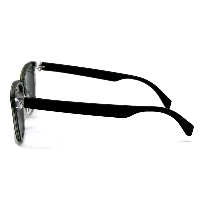 AS110 Lunettes de soleil unisexes carrées avec cadre en acétate 100% protection UV et lentille CR 39