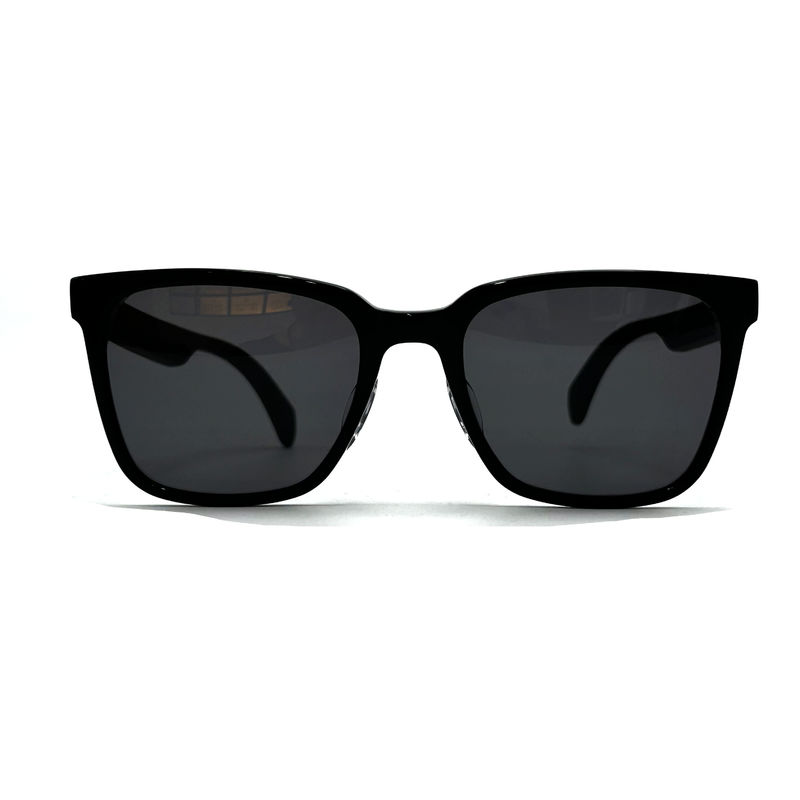 AS110 Lunettes de soleil unisexes carrées avec cadre en acétate 100% protection UV et lentille CR 39