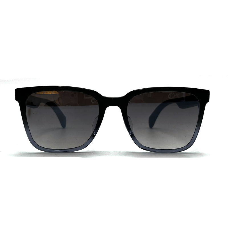 AS110 Lunettes de soleil unisexes carrées avec cadre en acétate 100% protection UV et lentille CR 39