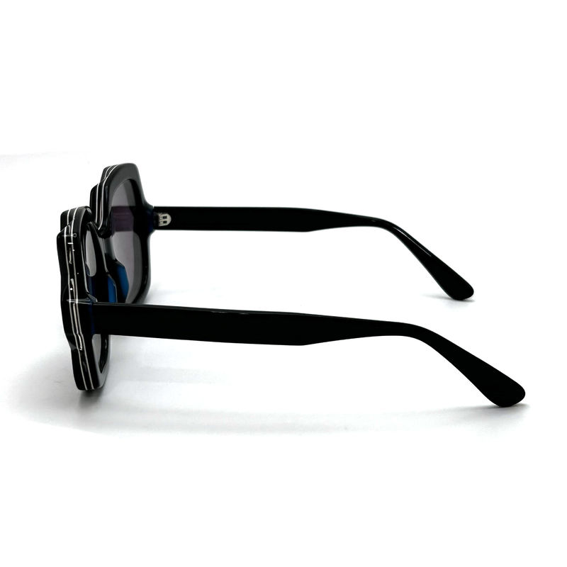 Lunettes de soleil à cadre en acétate de style moderne ◄ modèle AS122 - CR 39 100% protection UV, usine ODM/OEM