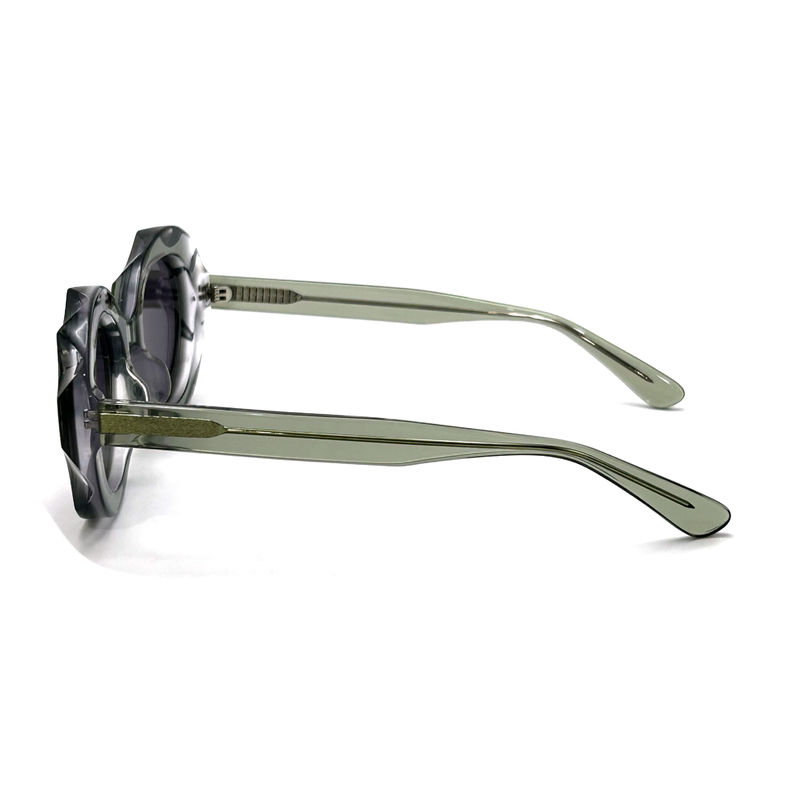 Les lunettes de soleil à cadre d'acétate avec 100% de protection UV-AS123, ODM / OEM